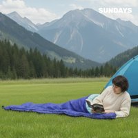 Спальный мешок Sundays ZC-SB001 (2шт, синий)