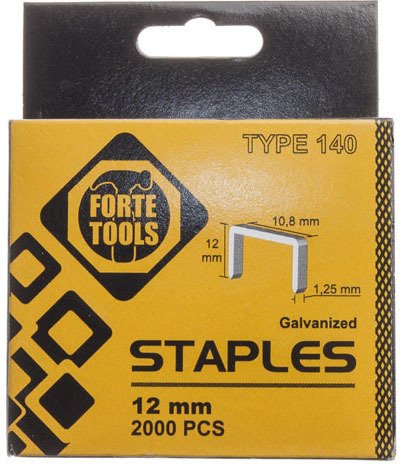 

Скобы Forte Tools 140/12мм 1012HD (2000 шт)