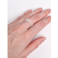 Кольцо Wolves Горный хрусталь Двойное 5255 (р.22-23)