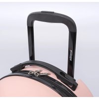 Чемодан-спиннер Ecotope Заяц 324-E-1-16-PNK (розовый)