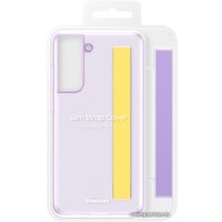 Чехол для телефона Samsung Slim Strap Cover S21 FE (фиолетовый)