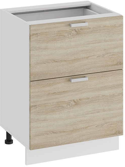 

Шкаф напольный Трия Гранита 1Н6Я2 (белый/дуб сонома)