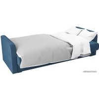 Диван Лига диванов Надежда 103072 (велюр, голубой)