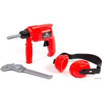 Набор инструментов игрушечных Полесье №23 91116 (дрель, наушники, штангенциркуль №2)