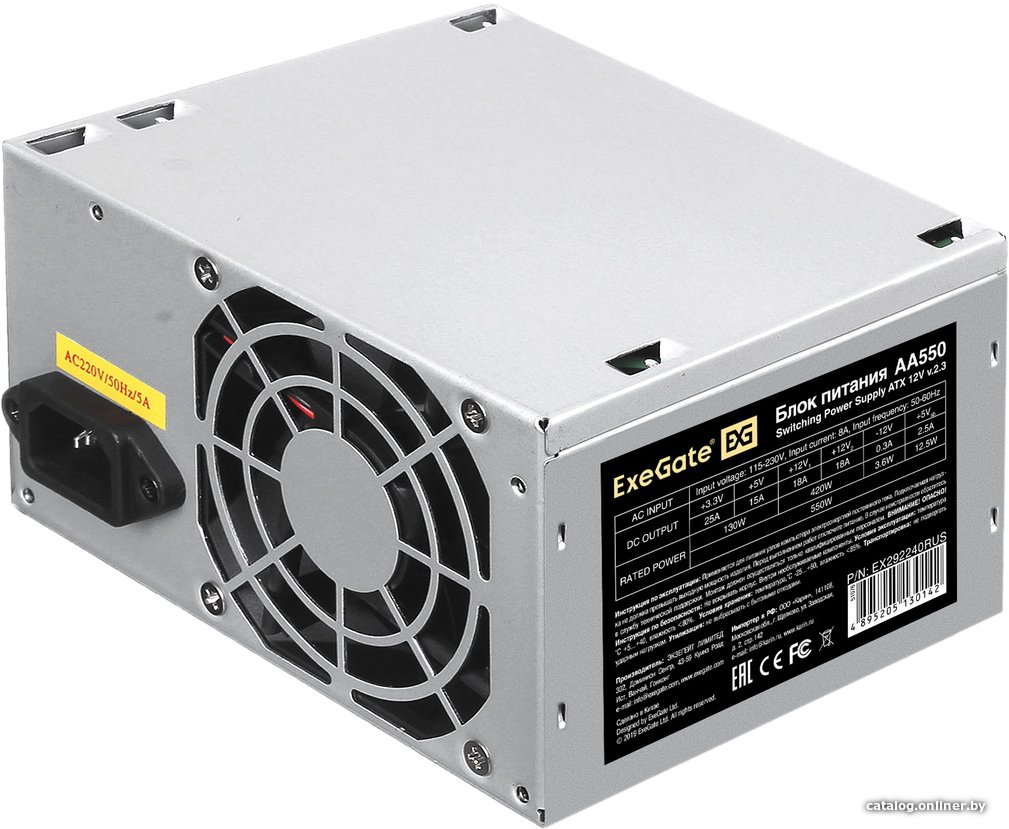 Блок питания ExeGate AA550-PC EX292240RUS-PC