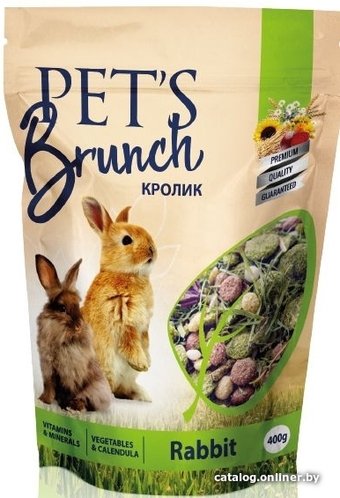 Корм для грызунов Pet's Brunch для кроликов 400 г