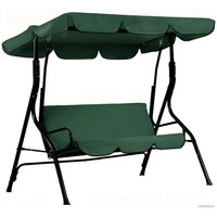 Садовые качели National Tree Company Simple с тентом К-1 DS-186 (зеленый)