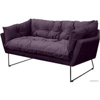 Диван Brioli Анико двухместный (V7/фиолетовый)