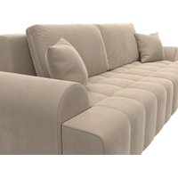 Диван Лига диванов Лига-080 131114 (велюр Seven 729 бежевый)