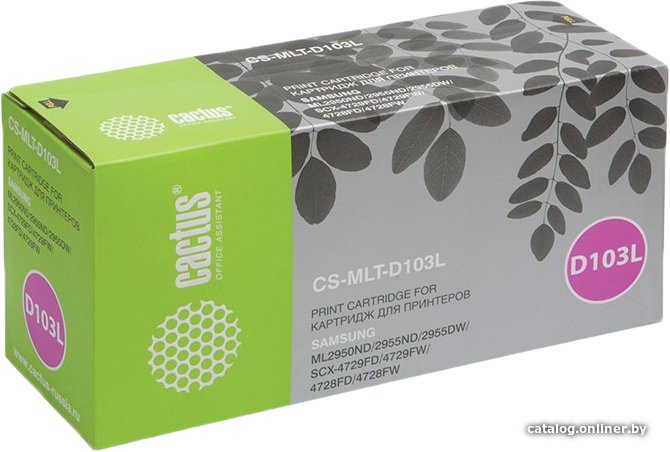 Картридж CACTUS CS-D103L (аналог Samsung MLT-D103L)
