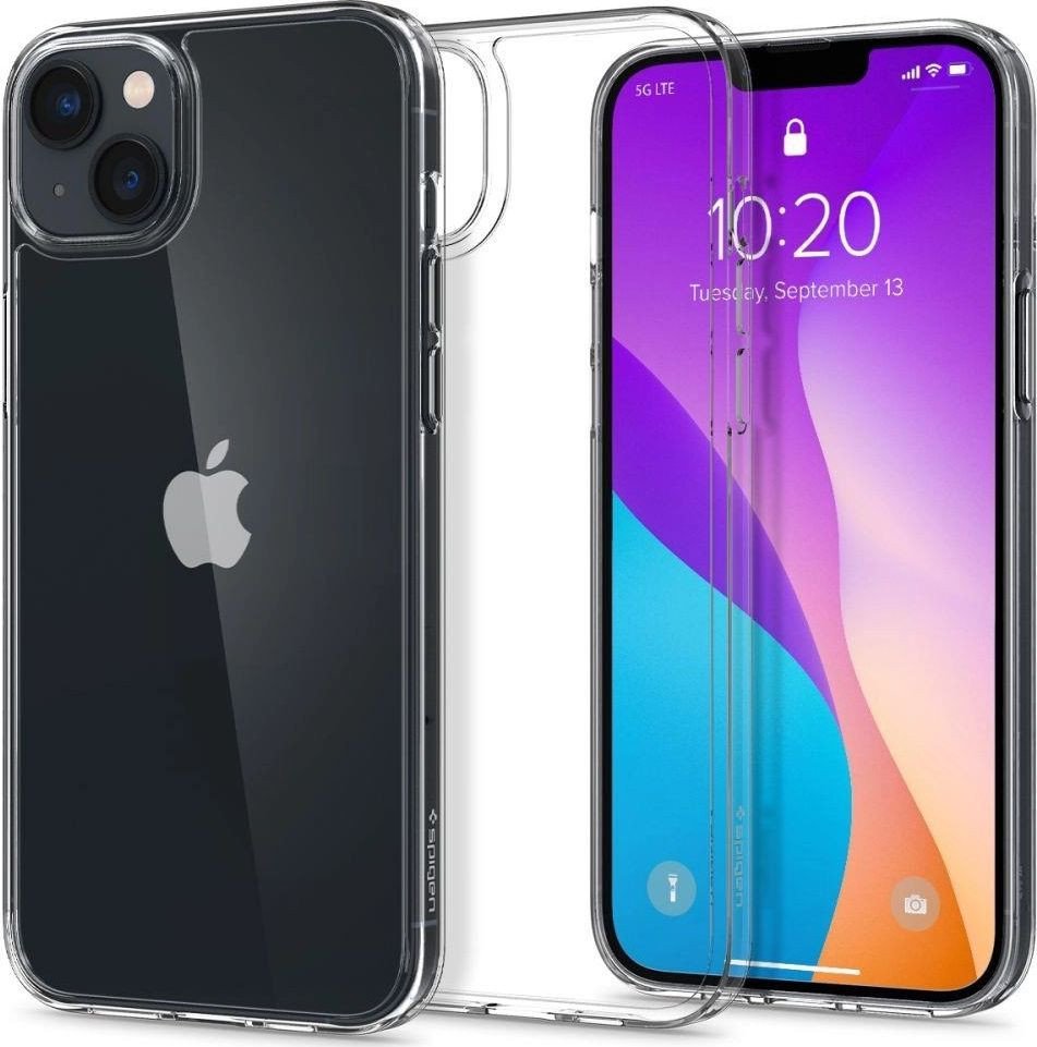 

Чехол для телефона Spigen Airskin Hybrid для iPhone 14 ACS05032 (прозрачный)