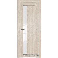 Межкомнатная дверь ProfilDoors 2.71XN R 70x200 (каштан светлый/стекло белый триплекс)