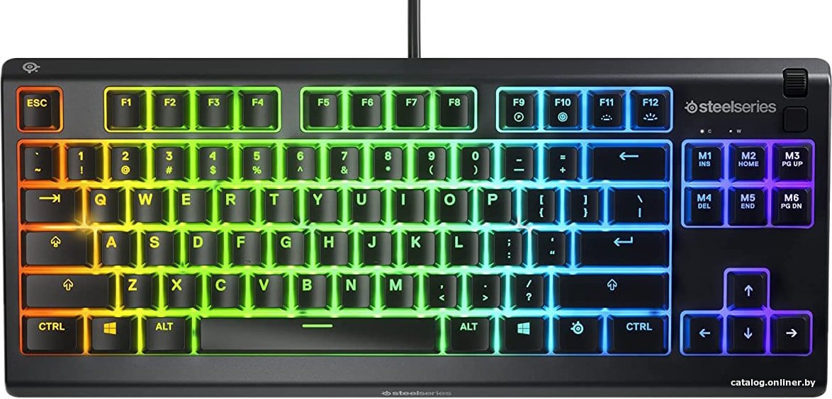 Клавиатура SteelSeries Apex 3 TKL (черный, нет кириллицы)