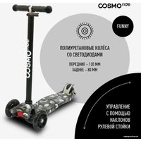 Трехколесный самокат Cosmoride Funny S910W (шины)