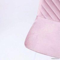 Стул AksHome Violin (пыльная роза велюр/белый)