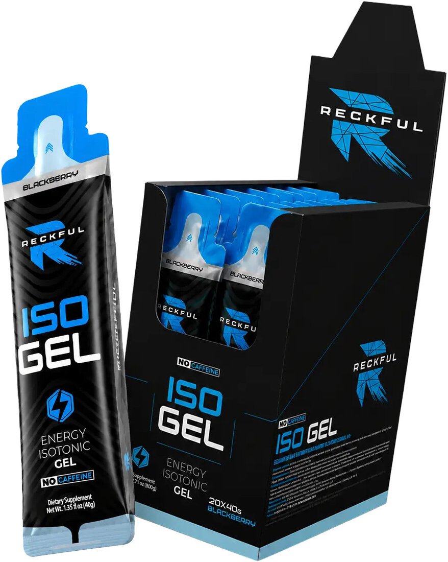 Изотоник Reckful Iso Gel 40 г (без кофеина)