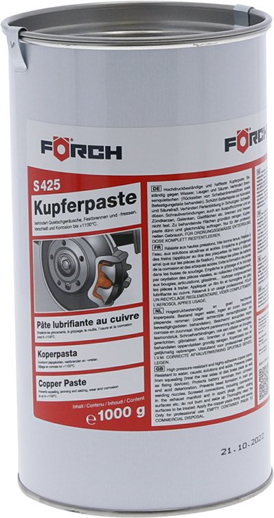 

FORCH Медная смазка S425 паста 1кг 65105002