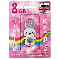 USB Flash Mirex RABBIT GREY 8GB (13600-KIDRBG08)