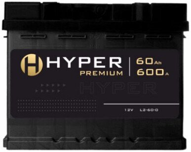 Автомобильный аккумулятор Hyper Premium R+ (60 А·ч)