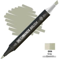 Маркер художественный Sketchmarker Brush Двусторонний GG6 SMB-GG6 (серый/зеленый 6)