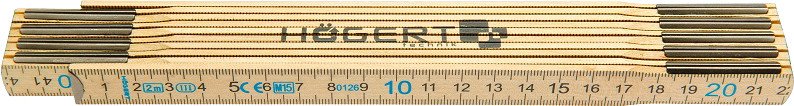 Складной метр Hoegert Technik HT4M262 (2м)