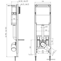 Инсталляция для унитаза Ани Пласт WC1310