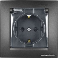 Розетка Simon 15 1590450-038 (графит)