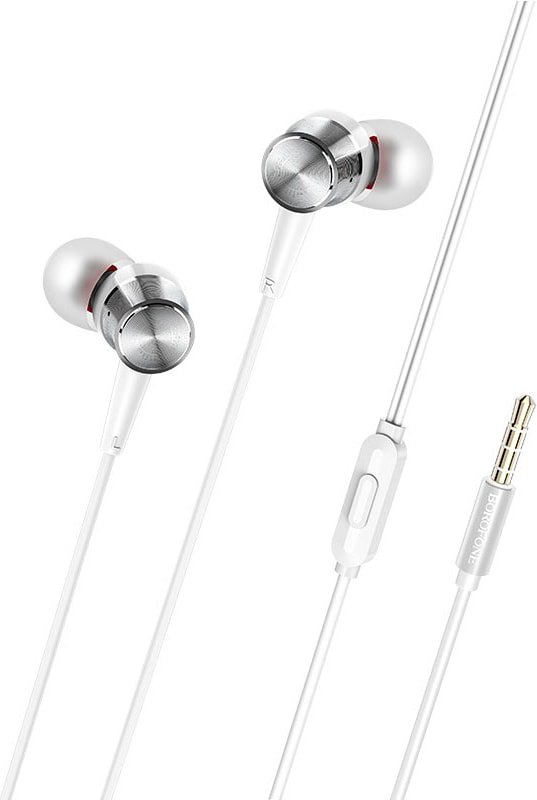 

Наушники Borofone BM52 (серебристый/белый)