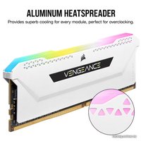 Оперативная память Corsair Vengeance RGB PRO SL 2x8ГБ DDR4 3600 МГц CMH16GX4M2D3600C18W