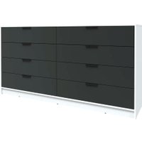 Комод Интерлиния Концепт КТ-К197 (антрацит/белый платинум)