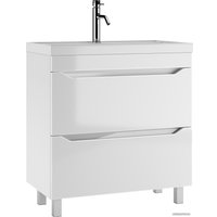  Айсберг Тумба под умывальник Bazis 80 Ева В2 DA5908T с двумя ящиками