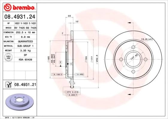 

Brembo 08493124