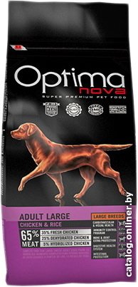Сухой корм для собак Optimanova Adult Large Chicken & Rice 12 кг