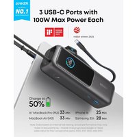 Внешний аккумулятор Anker A1695 165W 25000mAh (черный)