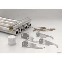 Стальной трубчатый радиатор Сунержа Эстет-0 EU50 правый 1200х225 5 секций (хром)