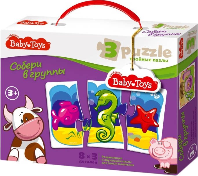 

Мозаика/пазл Baby Toys Собери в группы 02507