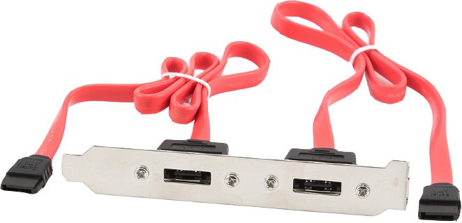 

Планка Cablexpert CCSATA2RECEPTACLE