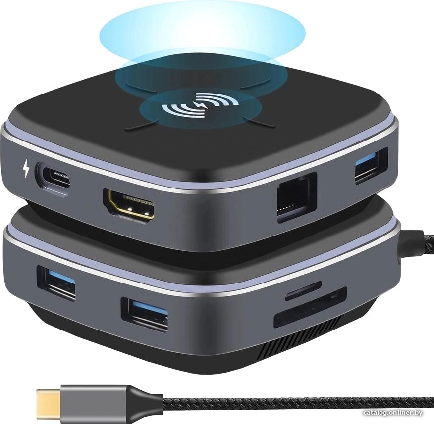 Док-станция USBTOP USB-C Multifunctional Hub