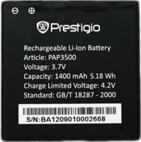 

Аккумулятор для телефона Prestigio PAP3500BA