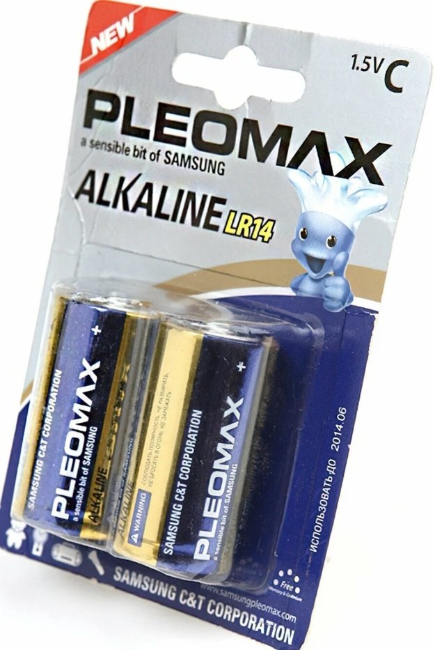 

Элементы питания Pleomax LR14 BL-2