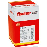 Дюбель-гвоздь Fischer N 6 x 40/7 P 50339 (50 шт)