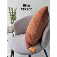 Чехол на подушку Matex Tufted Velvet ALEX-47 (красно-коричневый)