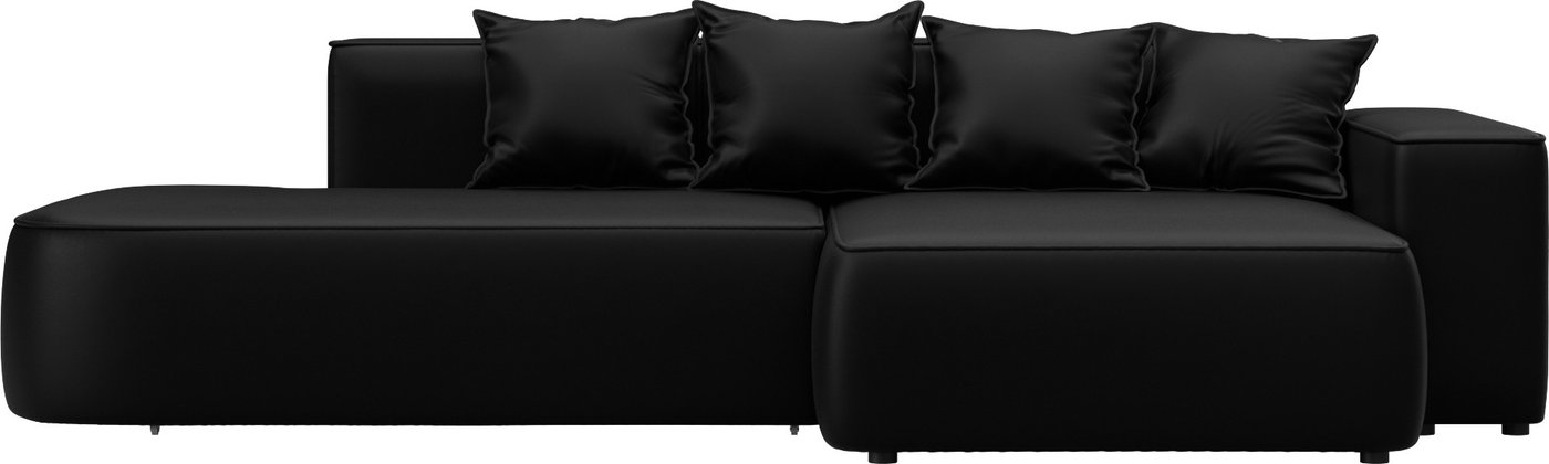 

Угловой диван Лига диванов Лига-065 правый 129804 (экокожа Grifon 18 черный)