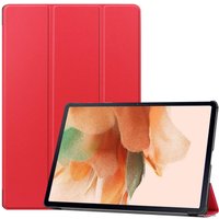 Чехол для планшета JFK Smart Case для Samsung Galaxy Tab S7 FE/ Tab S7 Plus/ Tab S8 Plus (красный)