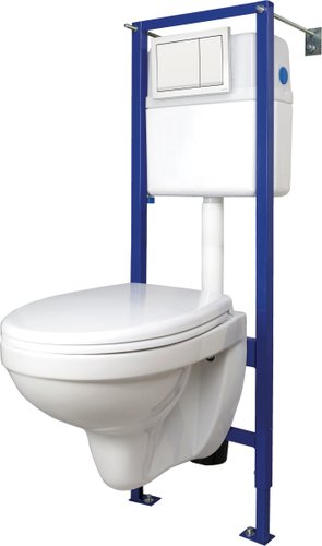 Унитаз подвесной Cersanit Delfi SET-DEL/Vec/TPL/En-Wh-w