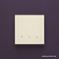 Беспроводной выключатель для жалюзи DeLUMO Senso одноканал. трехклавишный 1013 (белый жемчуг)