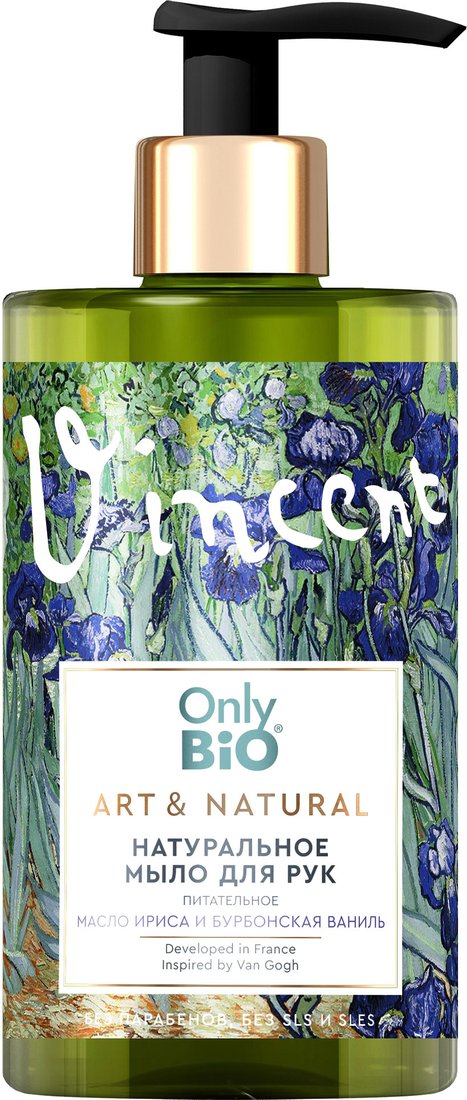 

Only Bio Мыло жидкое Art & Natural Питательное Масло ириса и ваниль (420 мл)