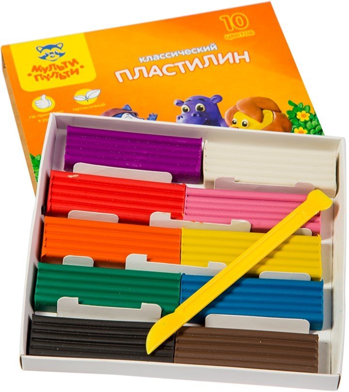 

Пластилин Мульти-пульти Приключения Енота КП_10208 (10 цв)