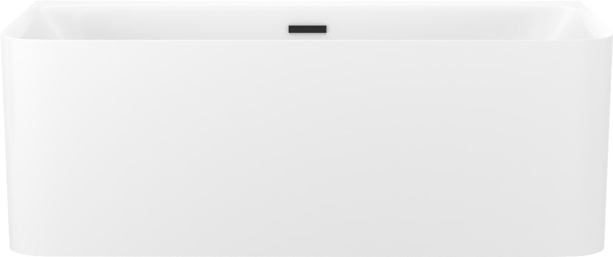 

Ванна Wellsee Clermont 150x73 28260103R (пристенная ванна белый глянец, экран, ножки, сифон-автомат матовый черный)