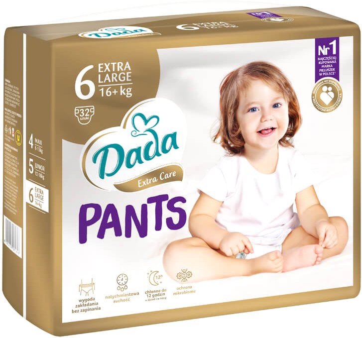 

Трусики-подгузники Dada Extra Care Pants Extra Large 6 (32 шт)